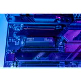 Crucial T705 2 TB SSD Zwart, PCIe 5.0 x4, NVMe 2.0, M.2 2280, Incl. heatsink