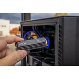 Crucial T705 2 TB SSD Zwart, PCIe 5.0 x4, NVMe 2.0, M.2 2280, Incl. heatsink