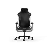 DXRacer CRAFT L Black & White EPU Leather gamestoel Zwart/wit