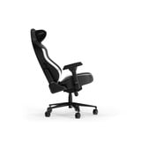 DXRacer CRAFT L Black & White EPU Leather gamestoel Zwart/wit