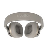 DeeBee Audio Pulse Gold draadloze headset over-ear  Goud, Bluetooth 5.2, Hybrid ANC