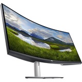 Dell S3422DW 34" Curved UltraWide monitor Zilver, 2x HDMI, DisplayPort, 2x USB 3.0
