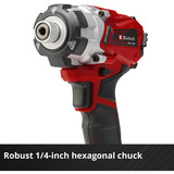 EINHELL TE-CI 18/1 Li-Solo slagmoersleutel Rood/zwart, Accu en oplader niet inbegrepen