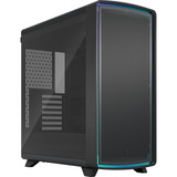 Fractal Design Summit Ambience Blackout TG midi tower behuizing Zwart | 2x USB-A | 1x USB-C | RGB | Tempered Glass