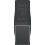 Fractal Design Summit Ambience Blackout TG midi tower behuizing Zwart | 2x USB-A | 1x USB-C | RGB | Tempered Glass