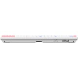 HelloGanss HS108T GC05 RGB mechanisch toetsenbord Wit, US lay-out (QWERTY), Gateron Yellow, 100%, RGB leds, PBT Doubleshot keycaps, hot swap, 2,4 GHz / Bluetooth / USB-C