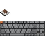 Keychron K13 Max-H3 RGB mechanisch toetsenbord Zwart, US lay-out (QWERTY), Gateron Low Profile 2.0 Mechanical Brown, 80% (TKL), RGB leds, Low-profile double-shot PBT, hot swap, 2.4GHz | Bluetooth 5.1 | USB-C