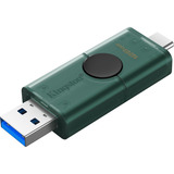 Kingston DataTraveler Duo 128 GB usb-stick Groen/zwart, DTDEG2/128GB