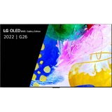 LG OLED65G26LA 65" Ultra HD oled-tv Zilver, 4x HDMI, 3x USB, Optisch, CI+, Bluetooth, LAN, WLAN, HDR, Dolby Vision