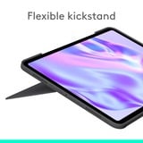 Logitech Combo Touch iPad Pro 13" (M4) (2024) Keyboard Case Zwart, US-International lay-out (QWERTY), 75%