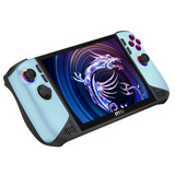 MSI Claw 8 AI+ A2VM Glacier Blue Edition handheld game console Blauw/zwart, 32 GB | 1 TB SSD | Wi-Fi 7 | BT 5.4 | Win 11 | 120 Hz