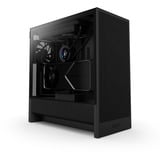 NZXT H5 Flow v2 midi tower behuizing Zwart | 1x USB-A | 1x USB-C | Tempered Glass