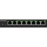 Netgear 8-port 2.5G Multi-Gigbit  Ethernet Plus Switch (MS308E) Zwart, Unmanaged