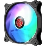 RAIJINTEK EOS 12 RBW ADD-2 RGB case fans Zwart, 2 stuks, 120 x 120 x 25 mm, PWM