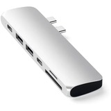 Satechi Type-C Pro Hub Adapter Zilver, USB-C, HDMI, USB, SD
