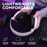 Trust GXT 492W Carus  Bedraad Over-ear  gaming headset Wit, Pc, PS4, PS5, Xbox Series X|S, Nintendo Switch, Nintendo Switch 2