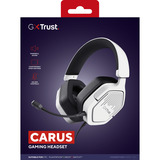 Trust GXT 492W Carus  Bedraad Over-ear  gaming headset Wit, Pc, PS4, PS5, Xbox Series X|S, Nintendo Switch, Nintendo Switch 2