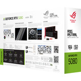 ASUS GeForce RTX 5080 ROG ASTRAL GAMING WHITE Edition grafische kaart Wit, DLSS 4, 3x DisplayPort, 1x HDMI 2.1