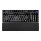 ASUS ROG Azoth 96 HE Gaming Keyboard Zwart, US lay-out (QWERTY), ROG HFX V2, 96%, RGB  USB 2.0 (TypeC to TypeA) RF 2.4GHz Bluetooth 5