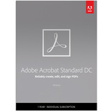 Adobe Acrobat Standard DC software 12 maanden/1 apparaat, Meertalig