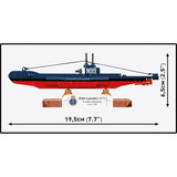 COBI Historical Collection - HMS Upholder (P37) U-class submarine Constructiespeelgoed Schaal 1:300