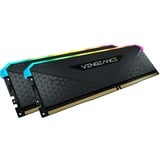 Corsair 64 GB DDR4-3600 Kit werkgeheugen Zwart, CMG64GX4M2D3600C18, Vengeance RGB RS, XMP 2.0