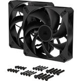 Corsair RS140 MAX Thick case fans Zwart, 2 stuks, 140 x 140 x 30 mm, PWM