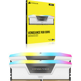 Corsair Vengeance RGB 32 GB DDR5-6000 (2x 16 GB) werkgeheugen Wit, CMH32GX5M2D6000Z38W, XMP, EXPO