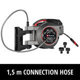EINHELL Accu Waterslanghaspel GE-HR 18/30-1 Li-Solo Grijs/rood, Accu en oplader niet inbegrepen