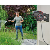 EINHELL Accu Waterslanghaspel GE-HR 18/30-1 Li-Solo Grijs/rood, Accu en oplader niet inbegrepen