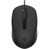 HP 150 muis met kabel Zwart, 1600 dpi