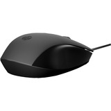 HP 150 muis met kabel Zwart, 1600 dpi