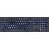 HelloGanss HS108T GC17 RGB mechanisch toetsenbord Zwart, US lay-out (QWERTY), Gateron White, 100%, RGB leds, PBT Doubleshot keycaps, hot swap, 2,4 GHz / Bluetooth / USB-C