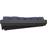 HelloGanss HS108T GC17 RGB mechanisch toetsenbord Zwart, US lay-out (QWERTY), Gateron White, 100%, RGB leds, PBT Doubleshot keycaps, hot swap, 2,4 GHz / Bluetooth / USB-C