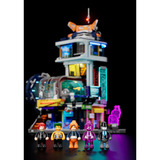 Lumibricks Cyberpunk Neoncity - Floating Train Station Constructiespeelgoed L9098
