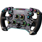 MOZA GS V2P GT stuurwiel + R9 V3 stuurbasis + SR-P (Throttle + Brake) Bundel Zwart, Basis, stuur en pedalen