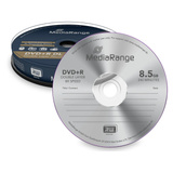 MediaRange DVD+R DL 8,5 GB blanco dvd's 8x, 10 stuks