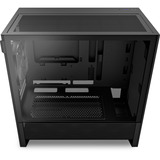 NZXT NZXT H3 Flow (2025) All Black midi tower behuizing Zwart (mat) | 1x USB-A | 1x USB-C | Window