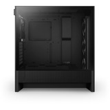 NZXT  midi tower behuizing Zwart | 1x USB-A | 1x USB-C | RGB | Window