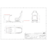 Res-Tech SIMPLY - GT Cockpit racing simulator Zwart/rood