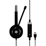 Sennheiser IMPACT SC 260 USB MS II on-ear headset Zwart