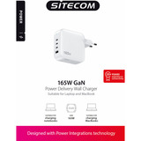 Sitecom 165W GaN Power Delivery Wall Charger Wit