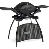 Weber Q 2200-gasbarbecue met stand Zwart