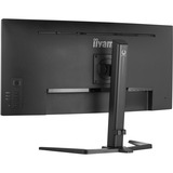 iiyama G-Master Red Eagle GCB3481WQSU-B1 34" Curved UltraWide gaming monitor Zwart, 180Hz, HDMI, DisplayPort, Audio, AMD Free-Sync