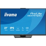iiyama ProLite XB2797QSU-B1 27" monitor Zwart (mat), HDMI, DisplayPort, USB, Audio