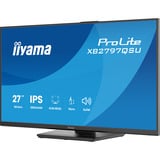 iiyama ProLite XB2797QSU-B1 27" monitor Zwart (mat), HDMI, DisplayPort, USB, Audio