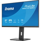 iiyama ProLite XB2797QSU-B1 27" monitor Zwart (mat), HDMI, DisplayPort, USB, Audio