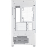 ASUS Prime AP202 midi tower behuizing Wit | 2x USB-A | 1x USB-C | RGB | Tempered Glass