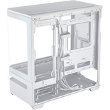 ASUS Prime AP202 midi tower behuizing Wit | 2x USB-A | 1x USB-C | RGB | Tempered Glass