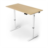 Arozzi Arena Nordico Sit/Stand Desk - Light Birch gaming desk Zwart